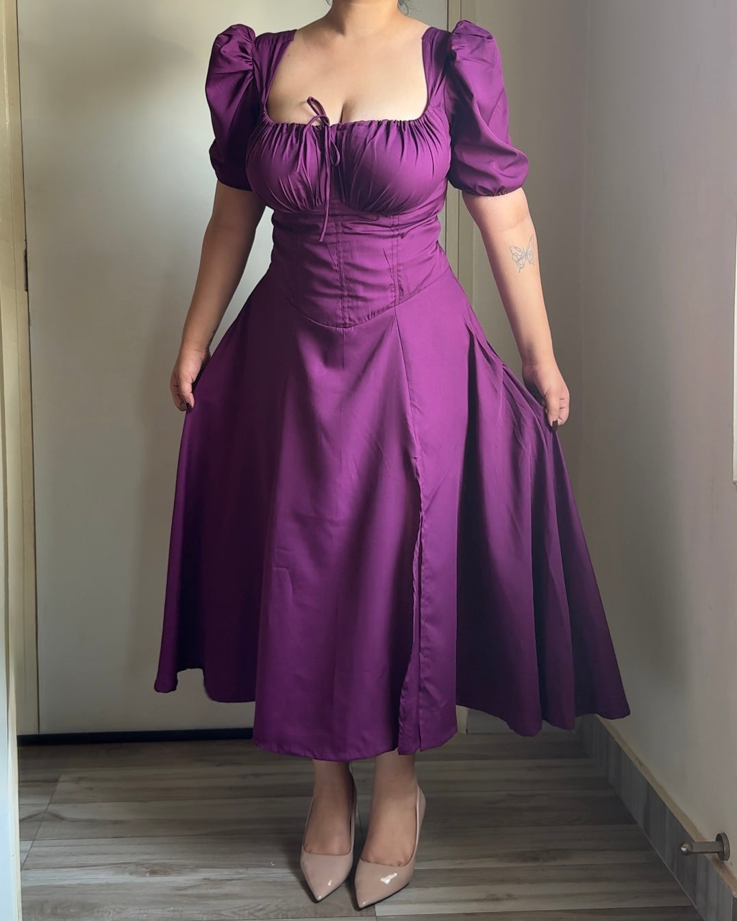 Cinderella Berry Purple Sundress