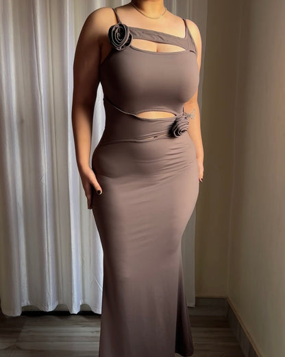 The Kelly Dress in Mocha