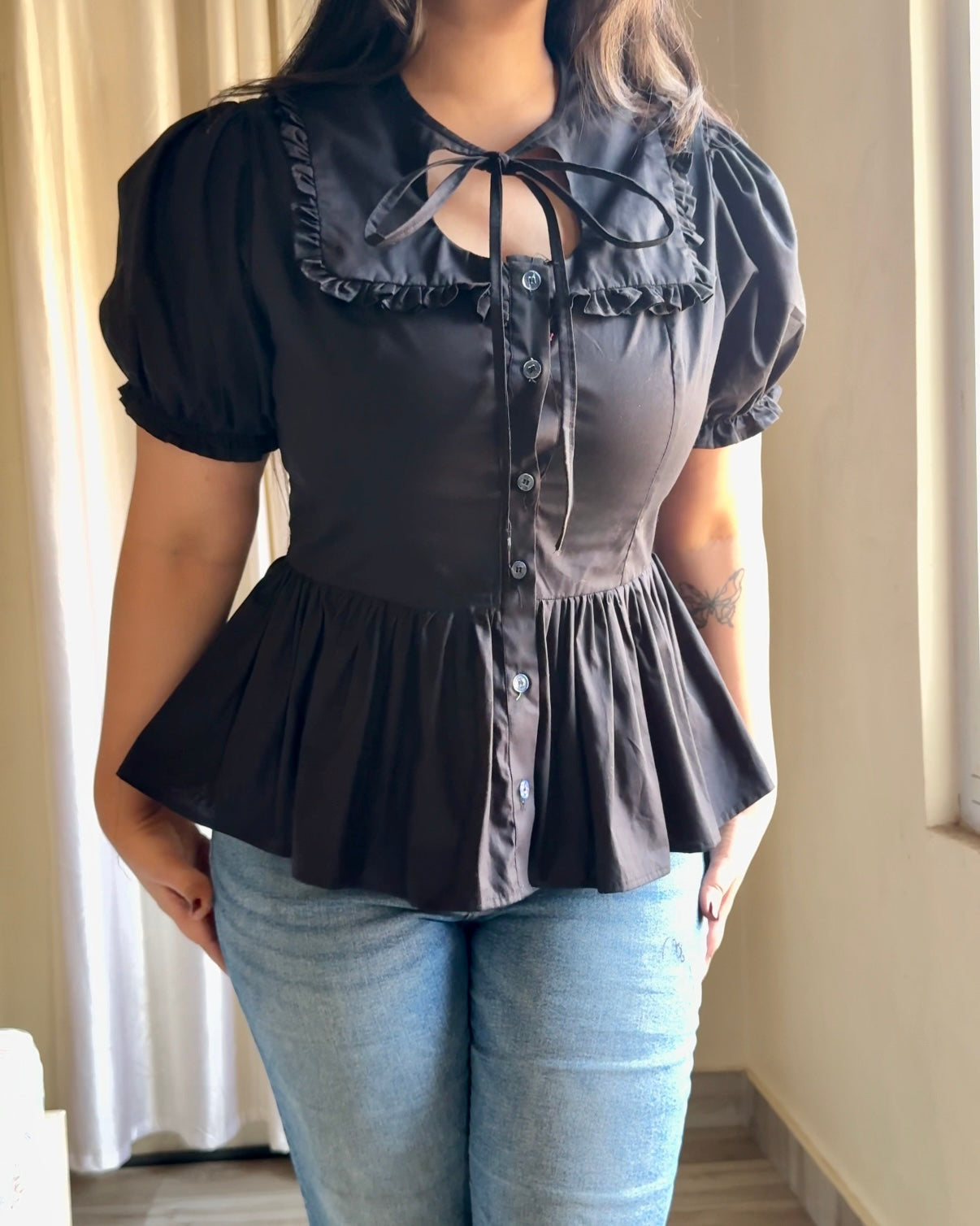Cara Bow Top