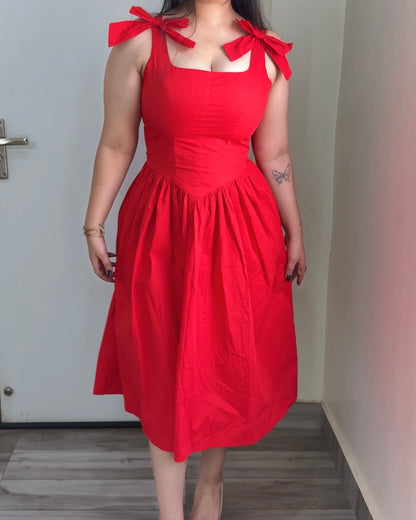 Rosa Red Rose Sundress