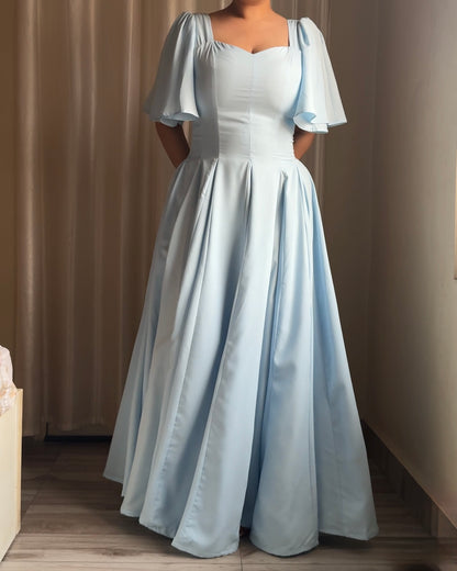 Giorgina Powder Blue Maxi Dress