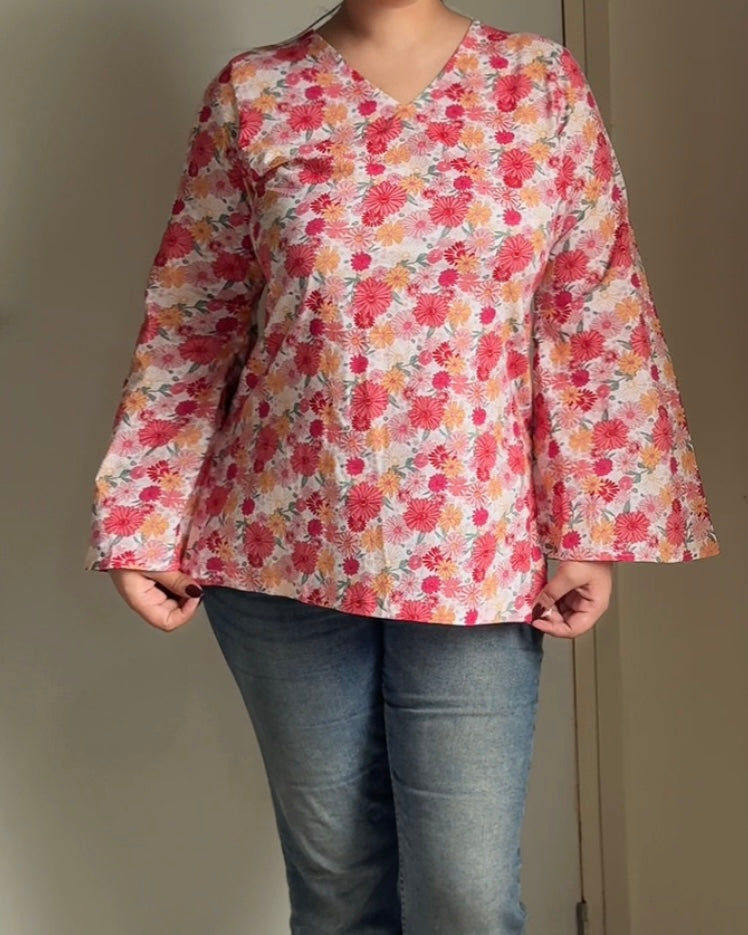 Radhika Criss-Cross Back Kurti