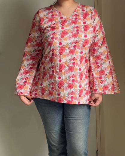 Radhika Criss-Cross Back Kurti