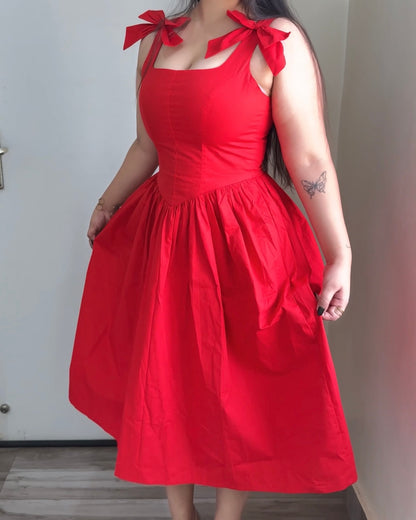 Rosa Red Rose Sundress