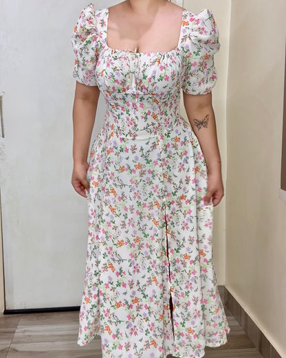 Isabella Floral Bustier Sundress