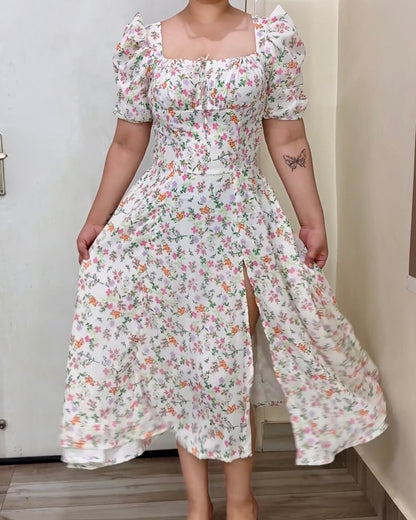Isabella Floral Bustier Sundress
