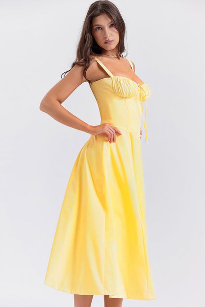 Sabrina Buttercup Bustier Sundress