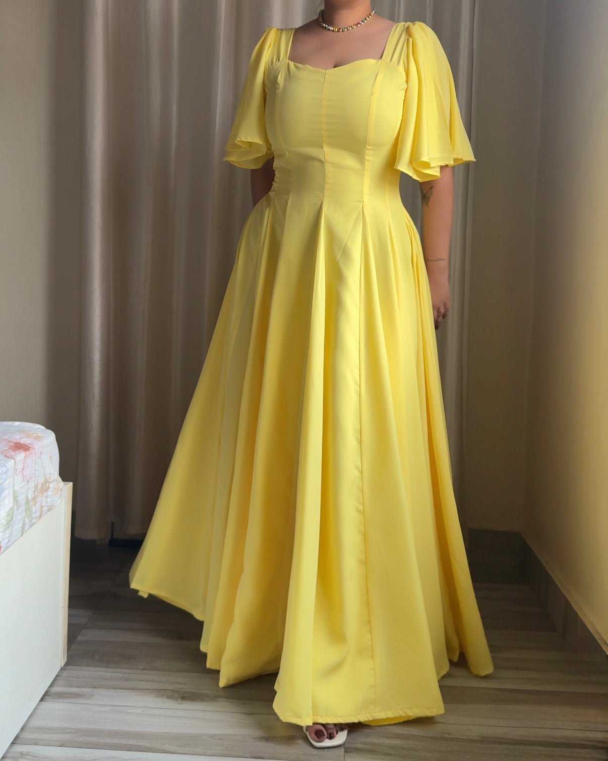 Giorgina Yellow Maxi Dress