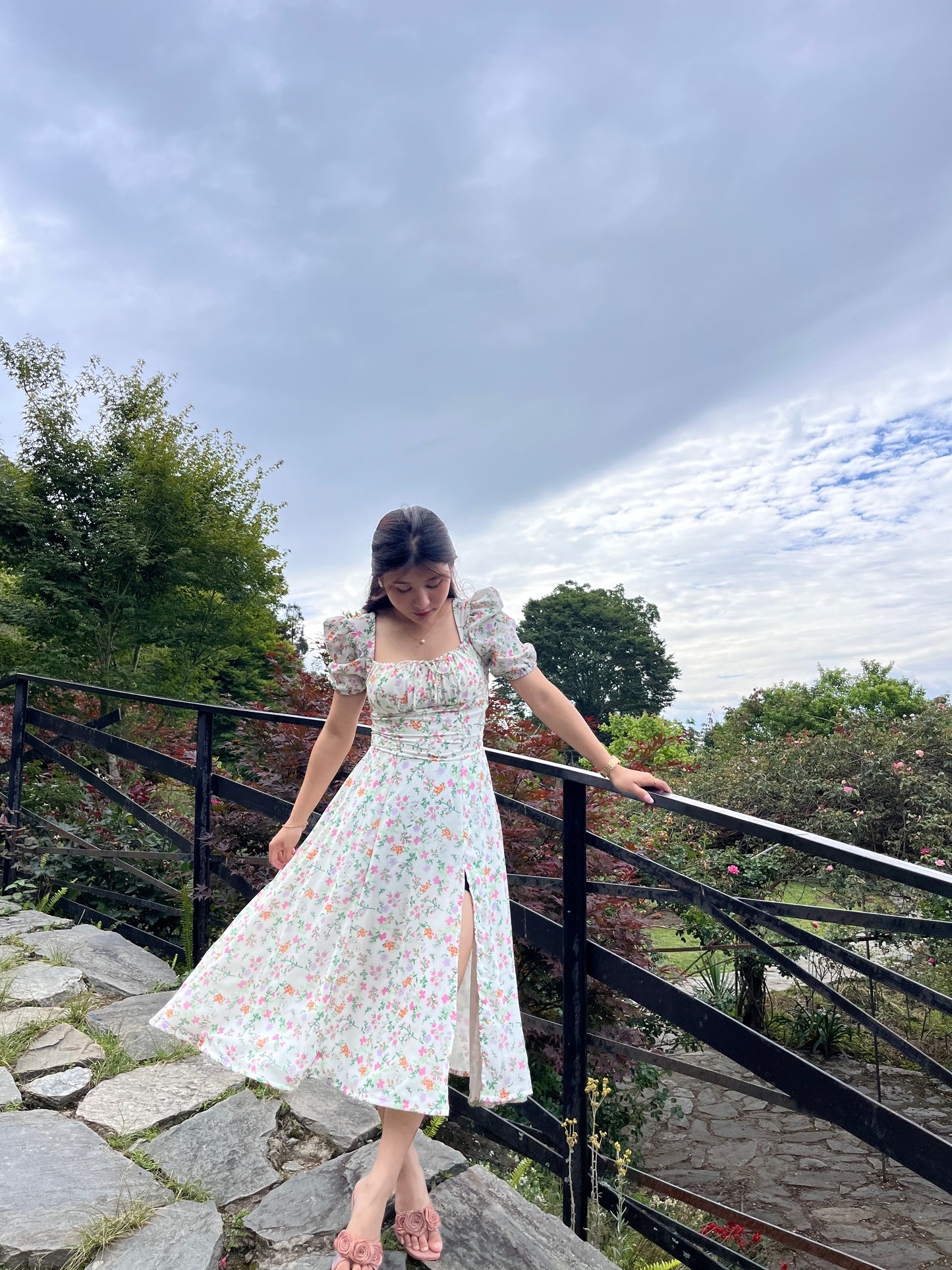 Isabella Floral Bustier Sundress