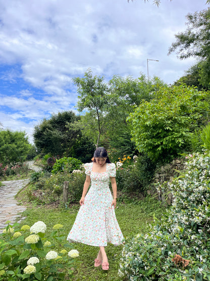 Isabella Floral Bustier Sundress