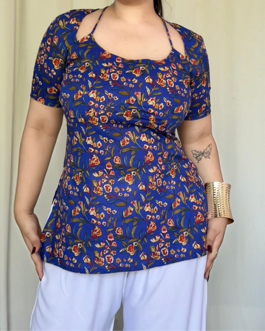 Naina Cut- Out Corset Kurti