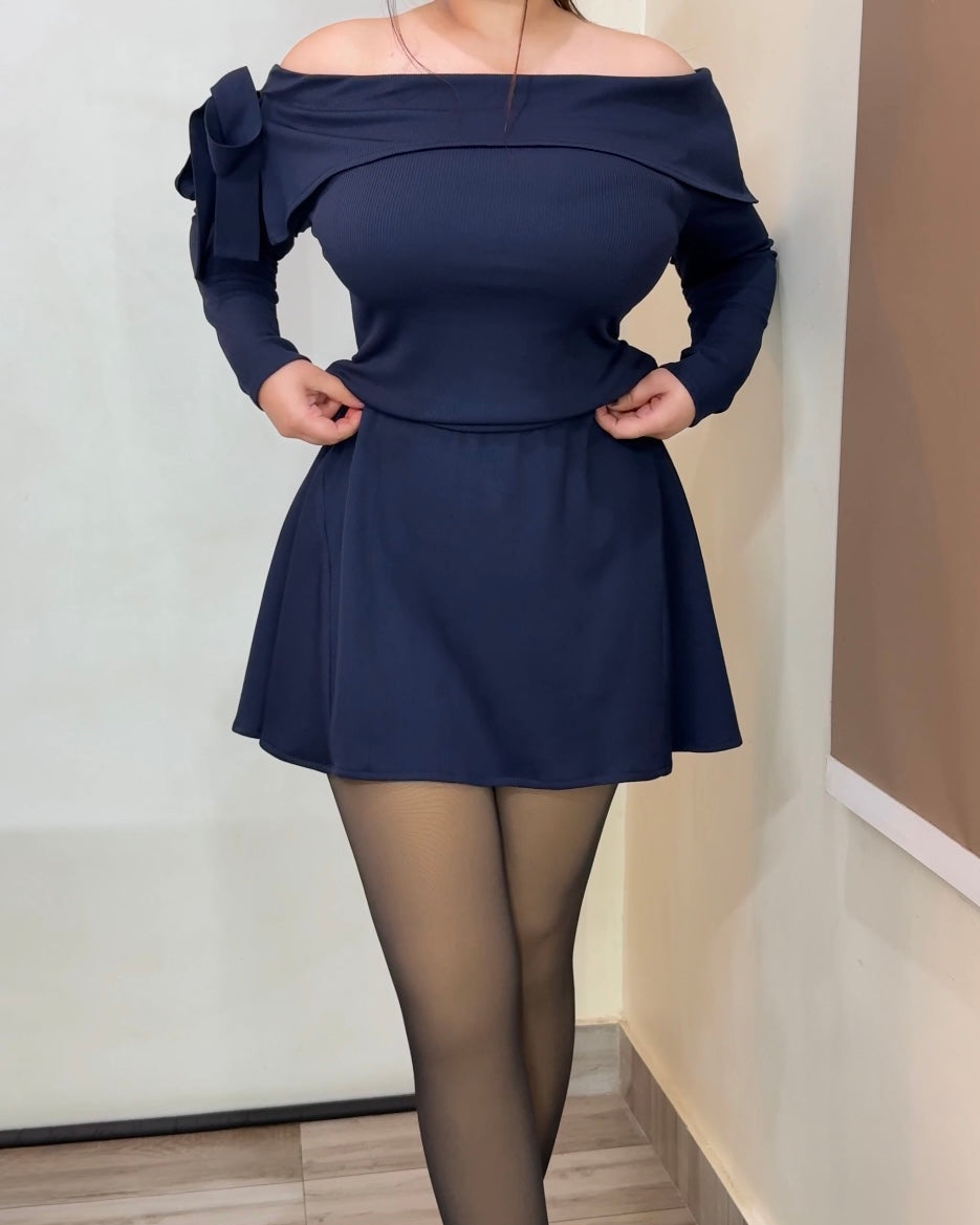 Inaya Navy Mini Dress