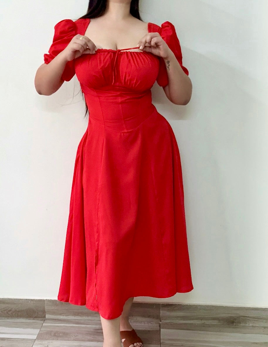 Cinderella Red Rose Sundress