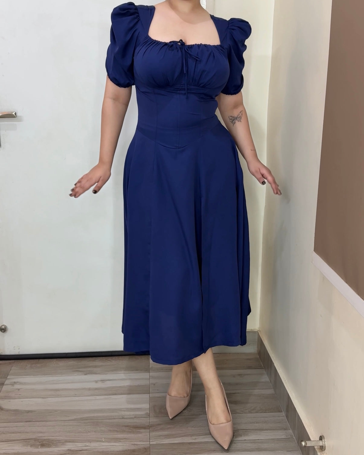 Cinderella French Navy Sundress