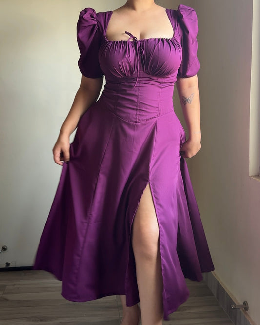 Cinderella Berry Purple Sundress