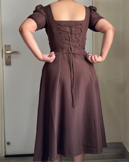 Cinderella Brown Sundress