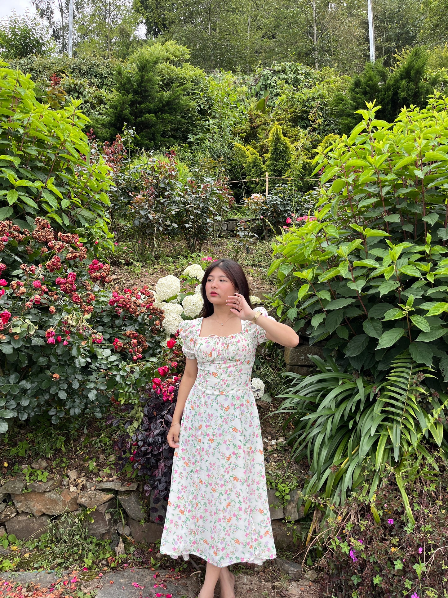 Isabella Floral Bustier Sundress