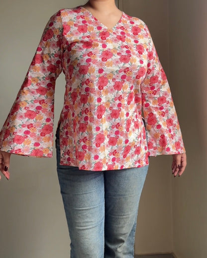 Radhika Criss-Cross Back Kurti