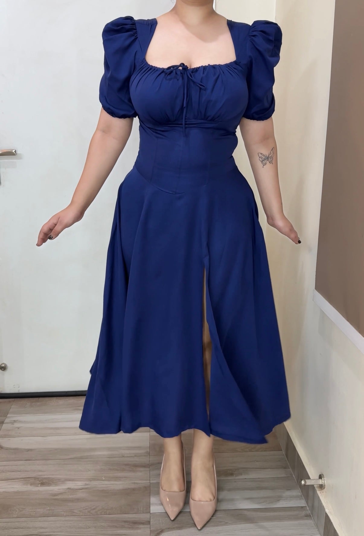 Cinderella French Navy Sundress