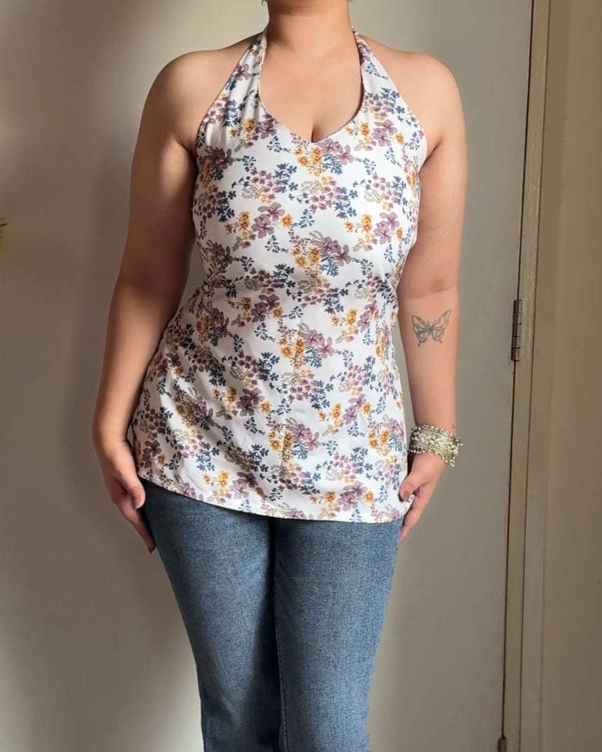 Siya Rangrez Halter Kurti