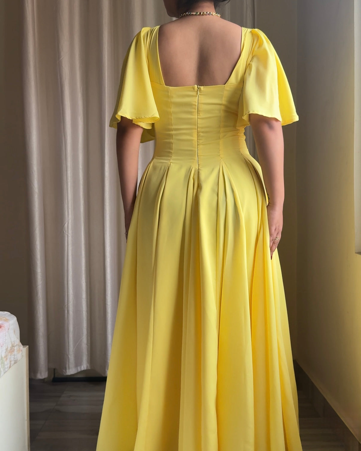 Giorgina Yellow Maxi Dress