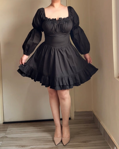 Alexendra Black Mini Dress