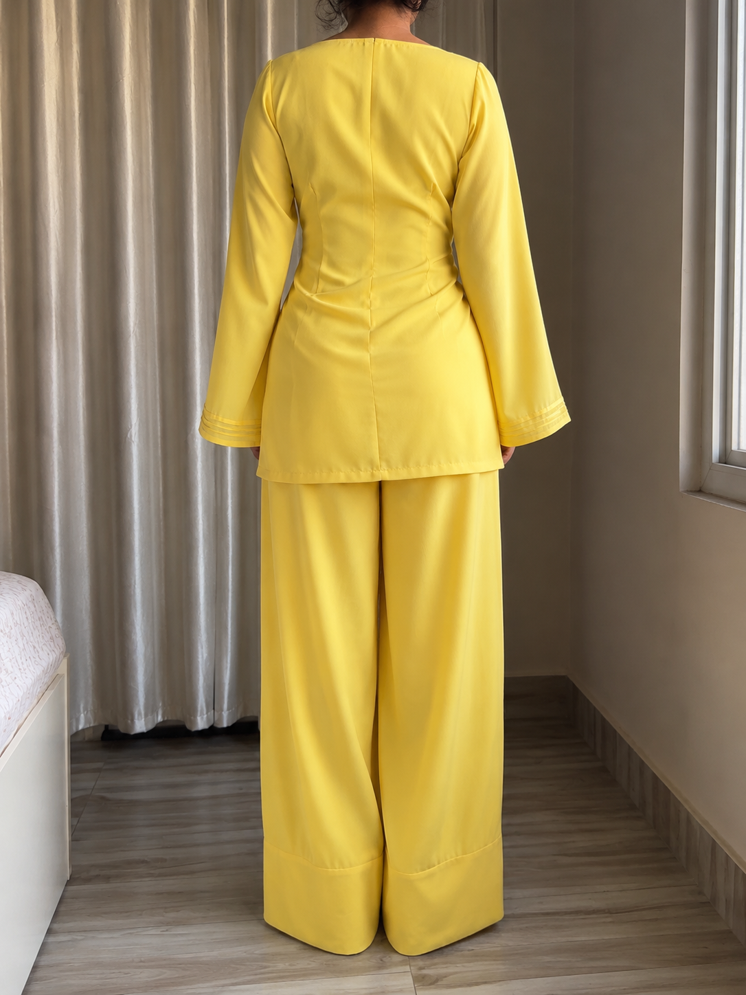 Yellow Farshi Set