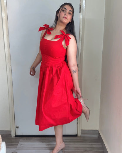 Rosa Red Rose Sundress