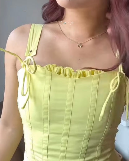 Darla Buttercup Bustier Sundress