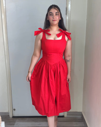 Rosa Red Rose Sundress