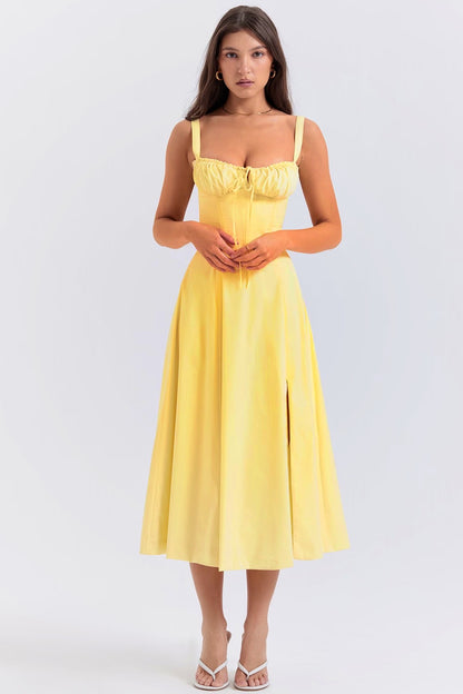 Sabrina Buttercup Bustier Sundress