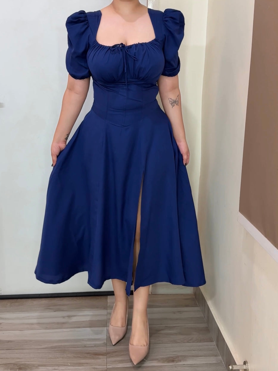 Cinderella French Navy Sundress