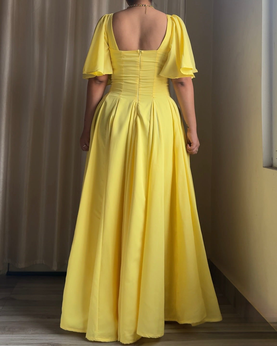 Giorgina Yellow Maxi Dress
