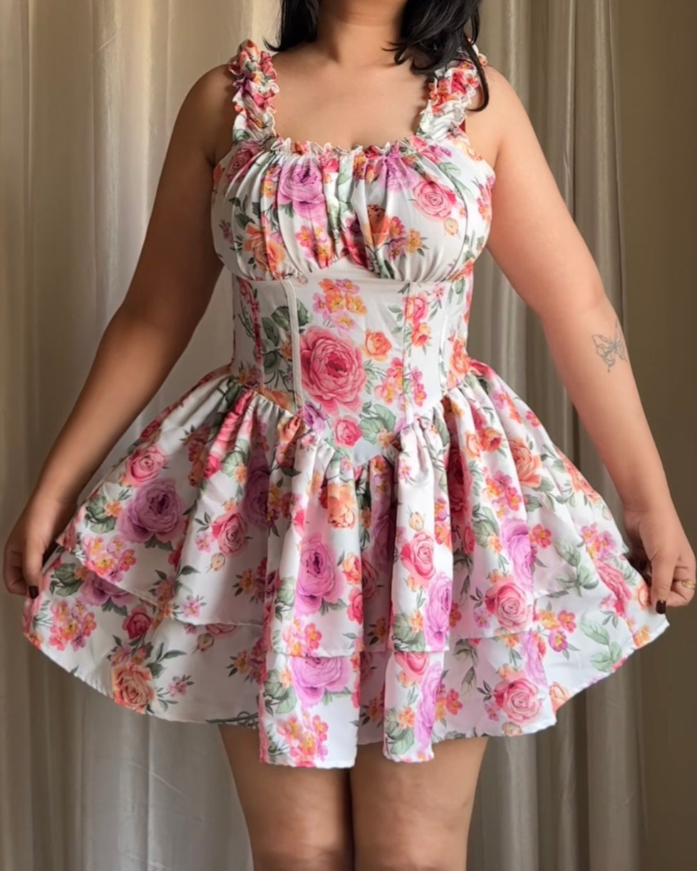 Rose Affair Mini Dress – SELCOUTH