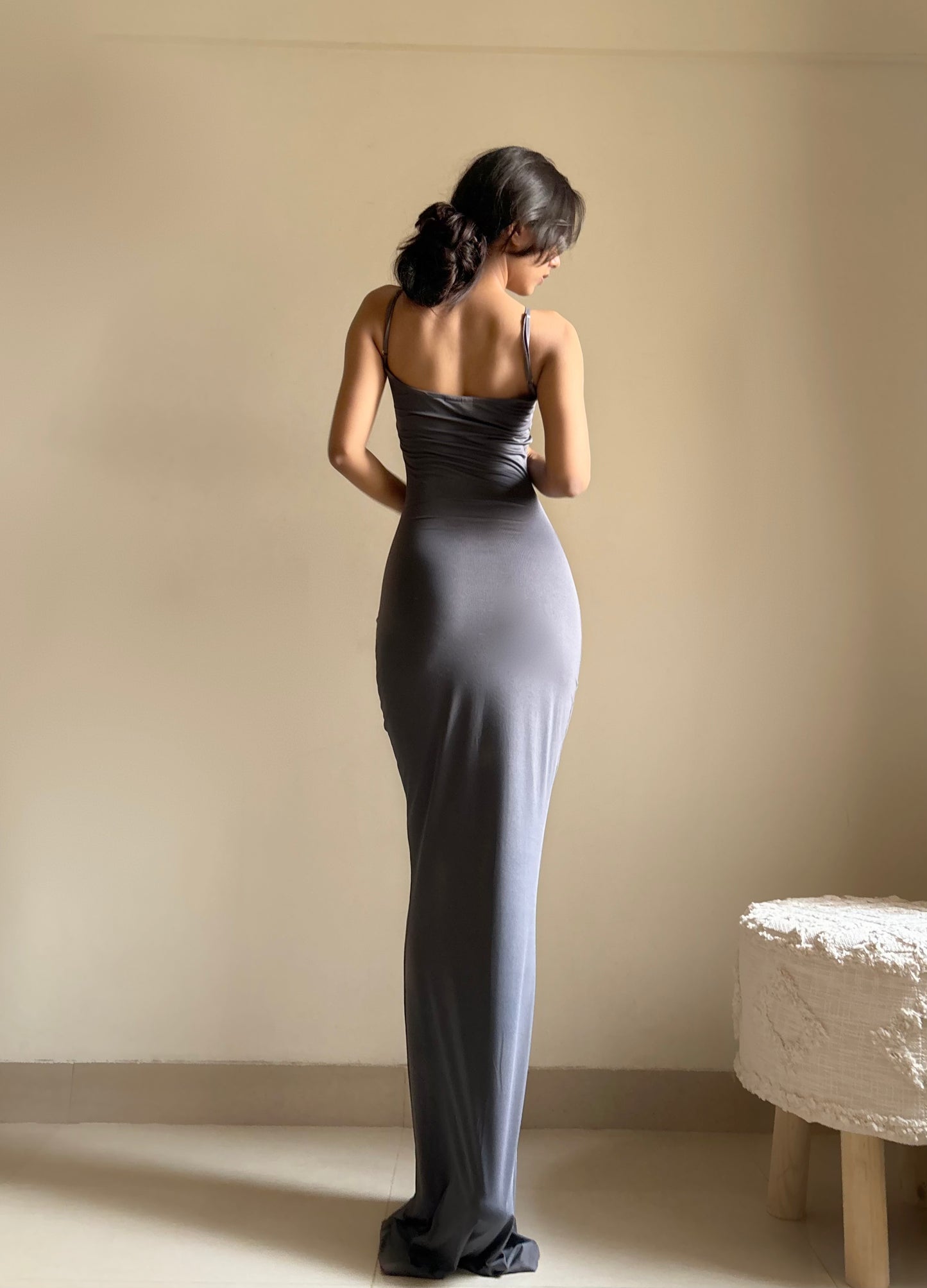 Kim Bodycon Dress in Grey