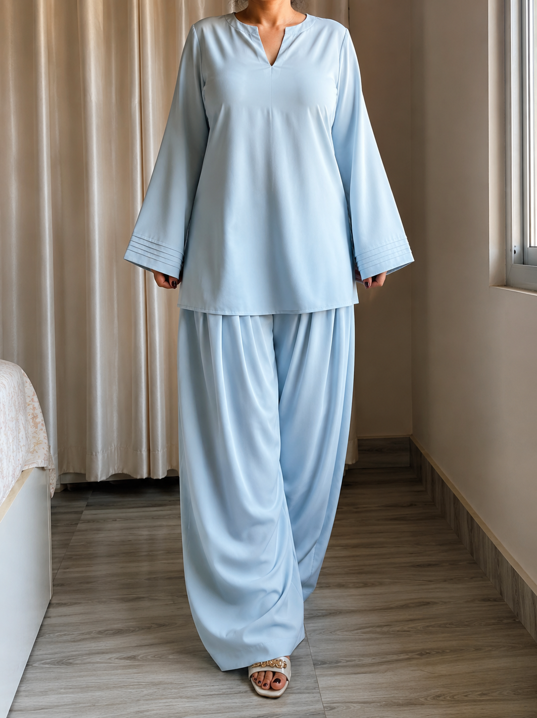 Powder Blue Farshi Set