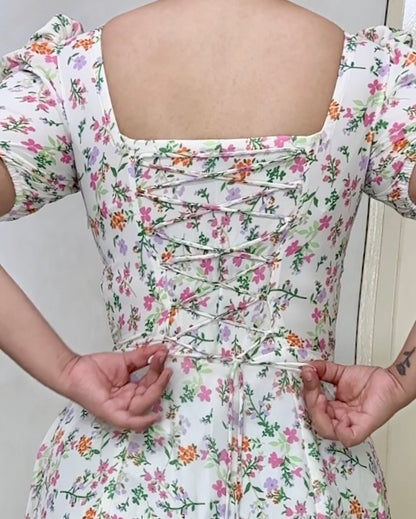 Isabella Floral Bustier Sundress