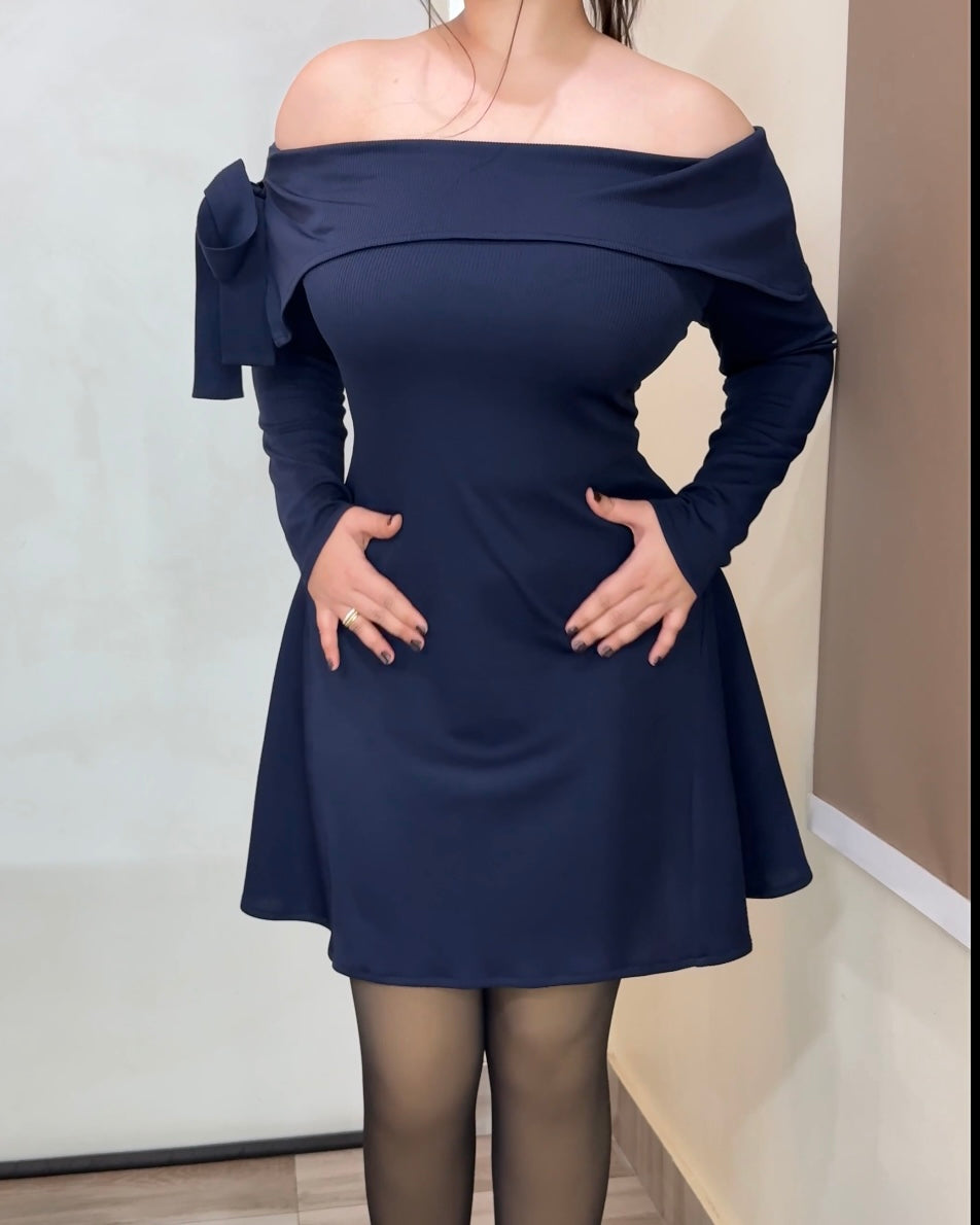 Inaya Navy Mini Dress