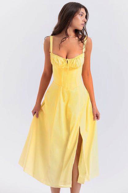 Sabrina Buttercup Bustier Sundress