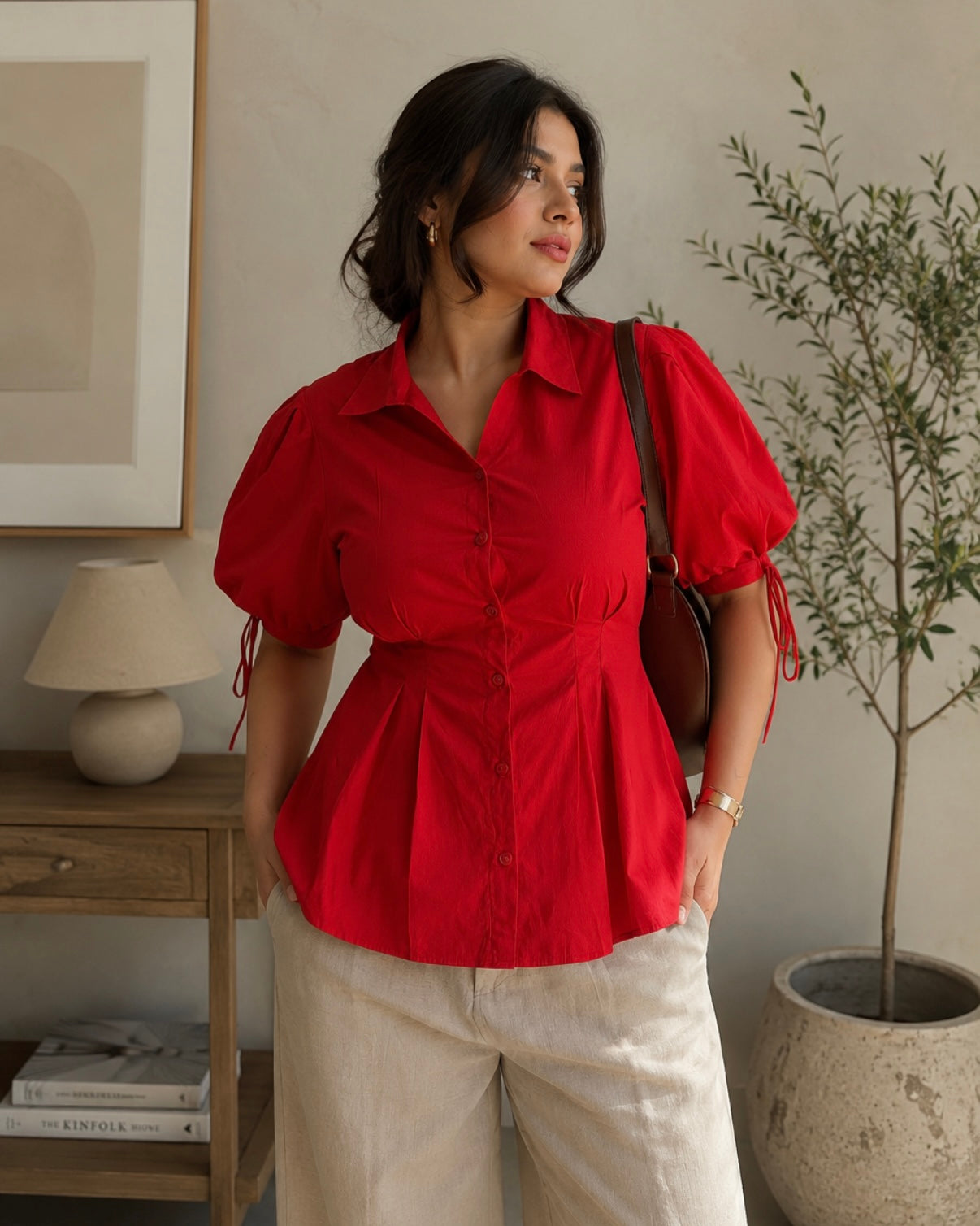 Red Contour Shirt