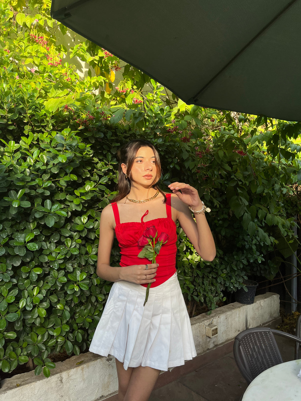 Cassiopeia  Rositanna blouse red