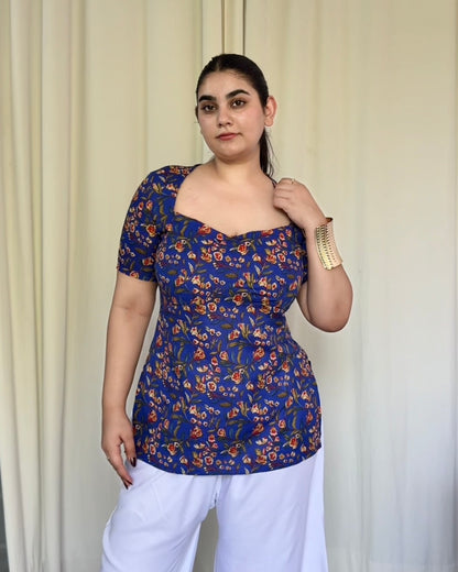 Naina Cut- Out Corset Kurti