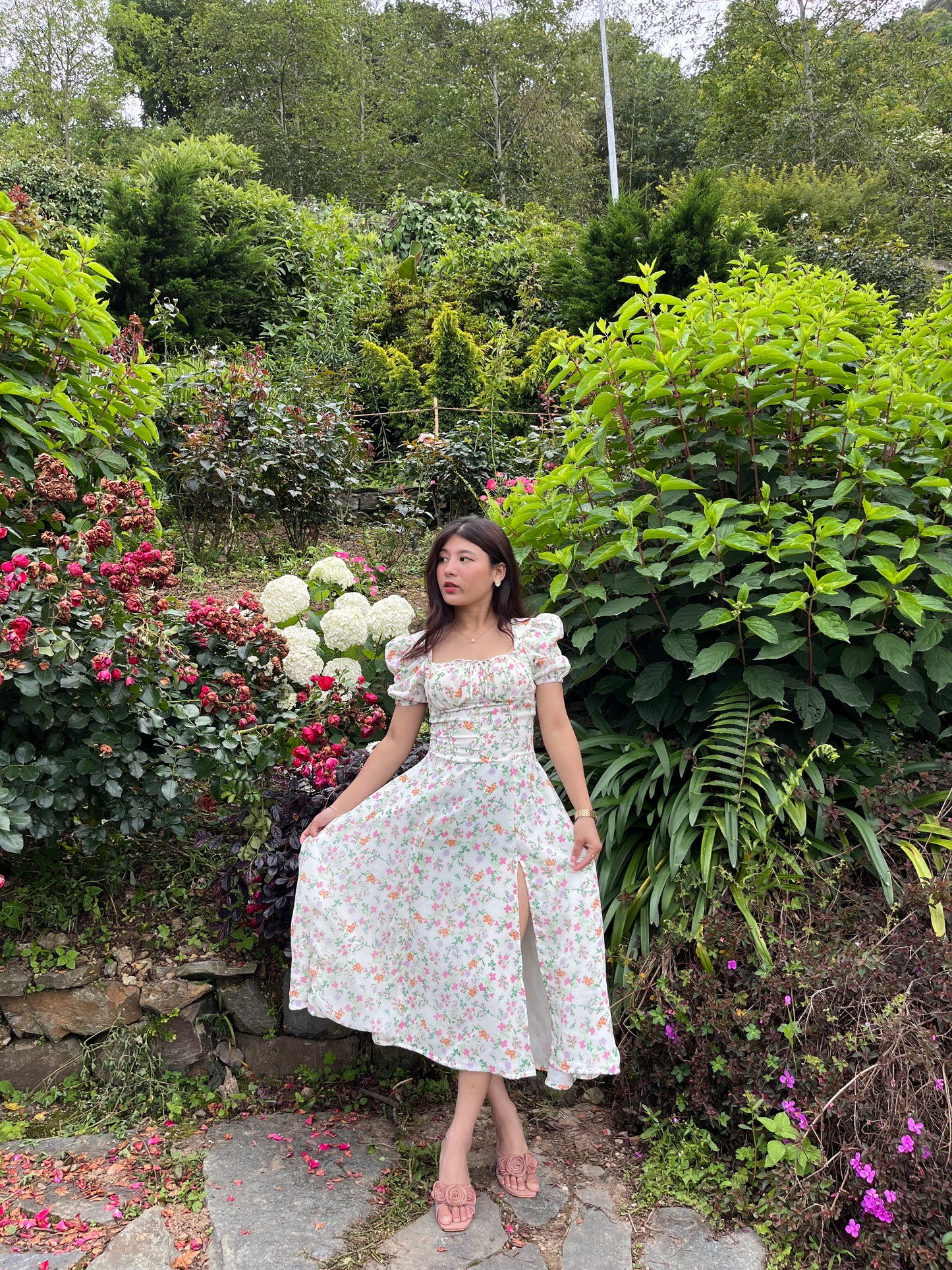 Isabella Floral Bustier Sundress