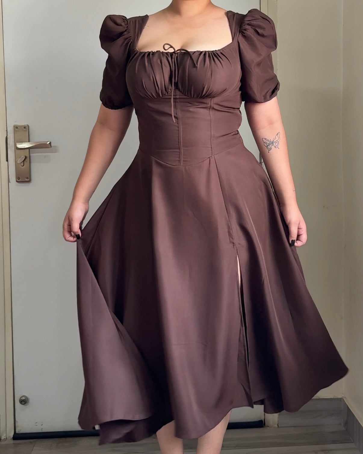 Cinderella Brown Sundress