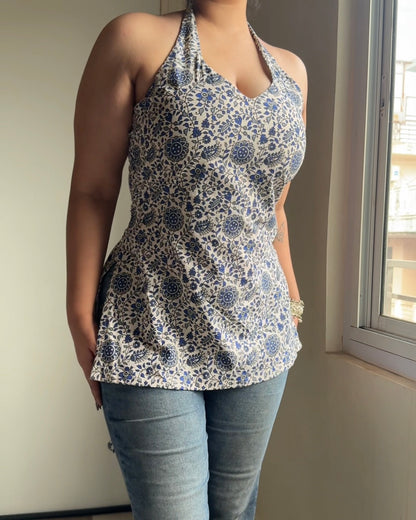 Siya Halter Corset Kurti