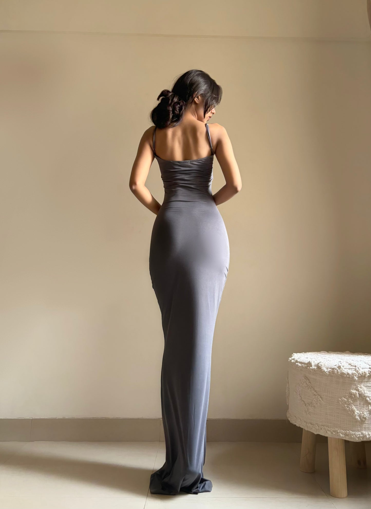 Kim Bodycon Dress in Grey