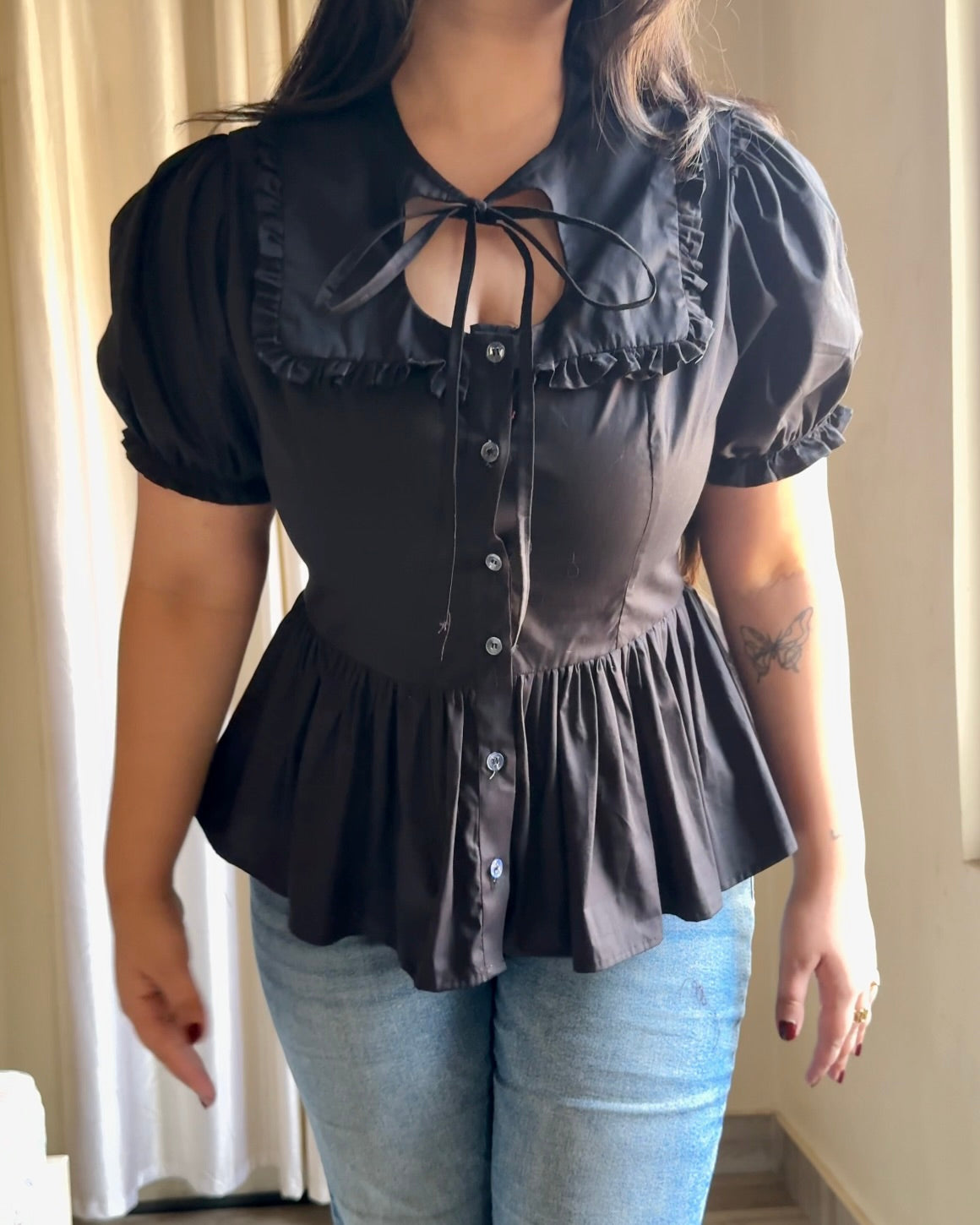Cara Bow Top