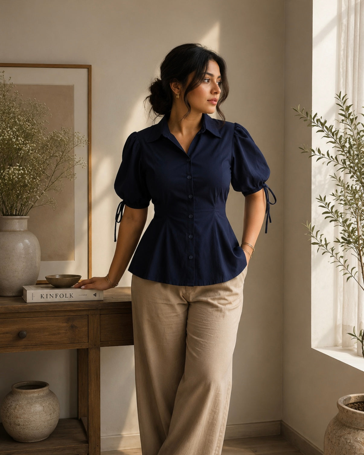 Navy Contour Shirt