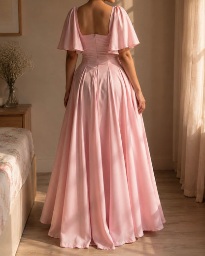 Giorgina Baby Pink Maxi Dress