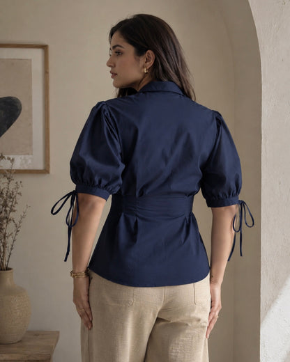 Navy Contour Shirt
